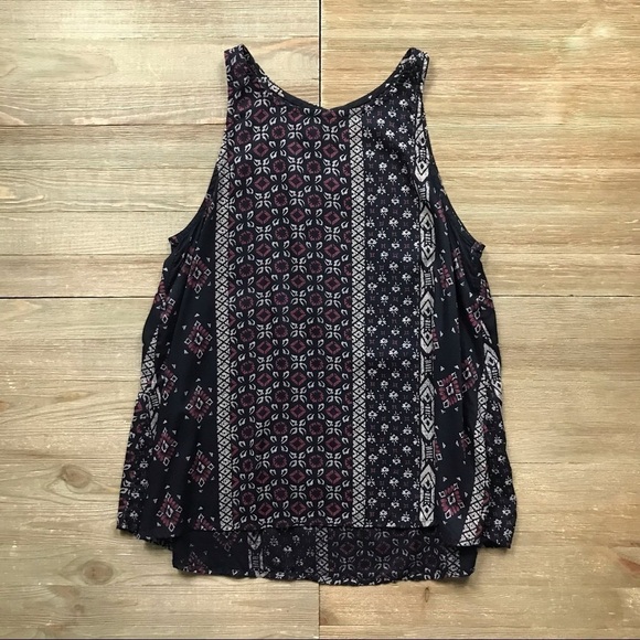 Hollister Multi Print Loose Fit Tank Top - Picture 1 of 5